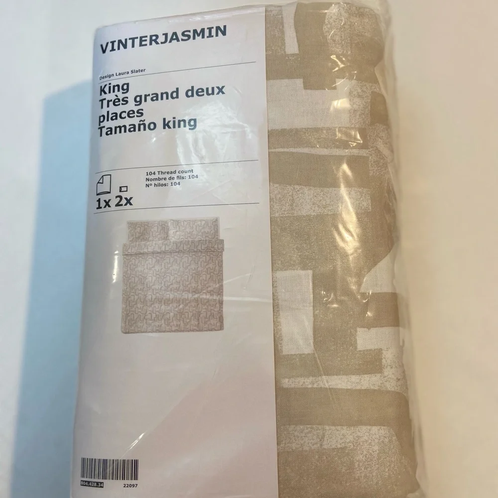 IKEA Vinterjasmin Duvet Set King